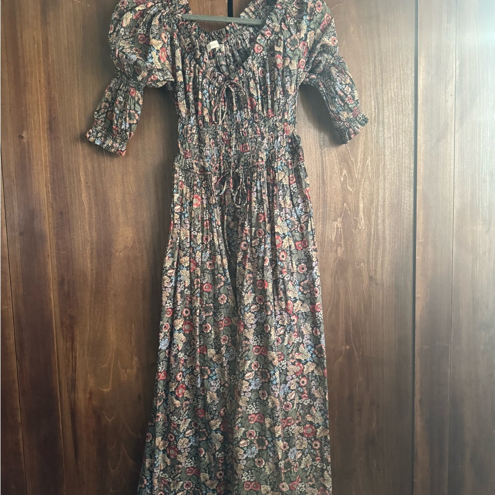 Doen ischia dress in wild berry thicket